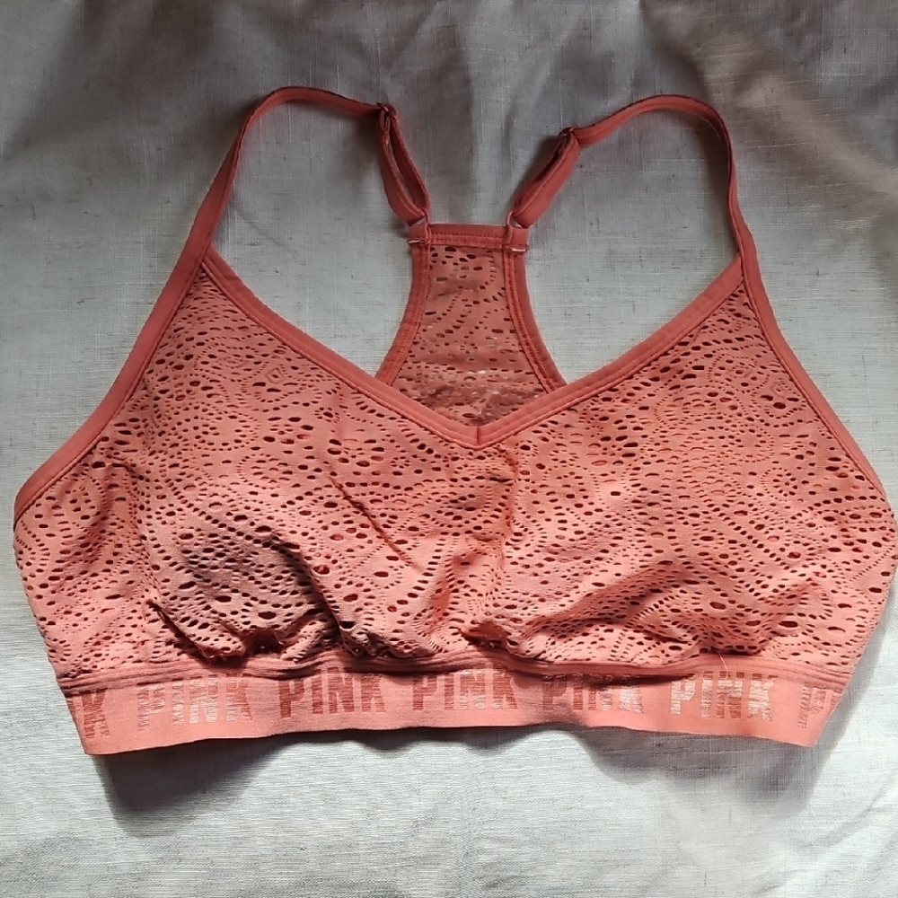 Victoria's Secret Coral Lace Bralette